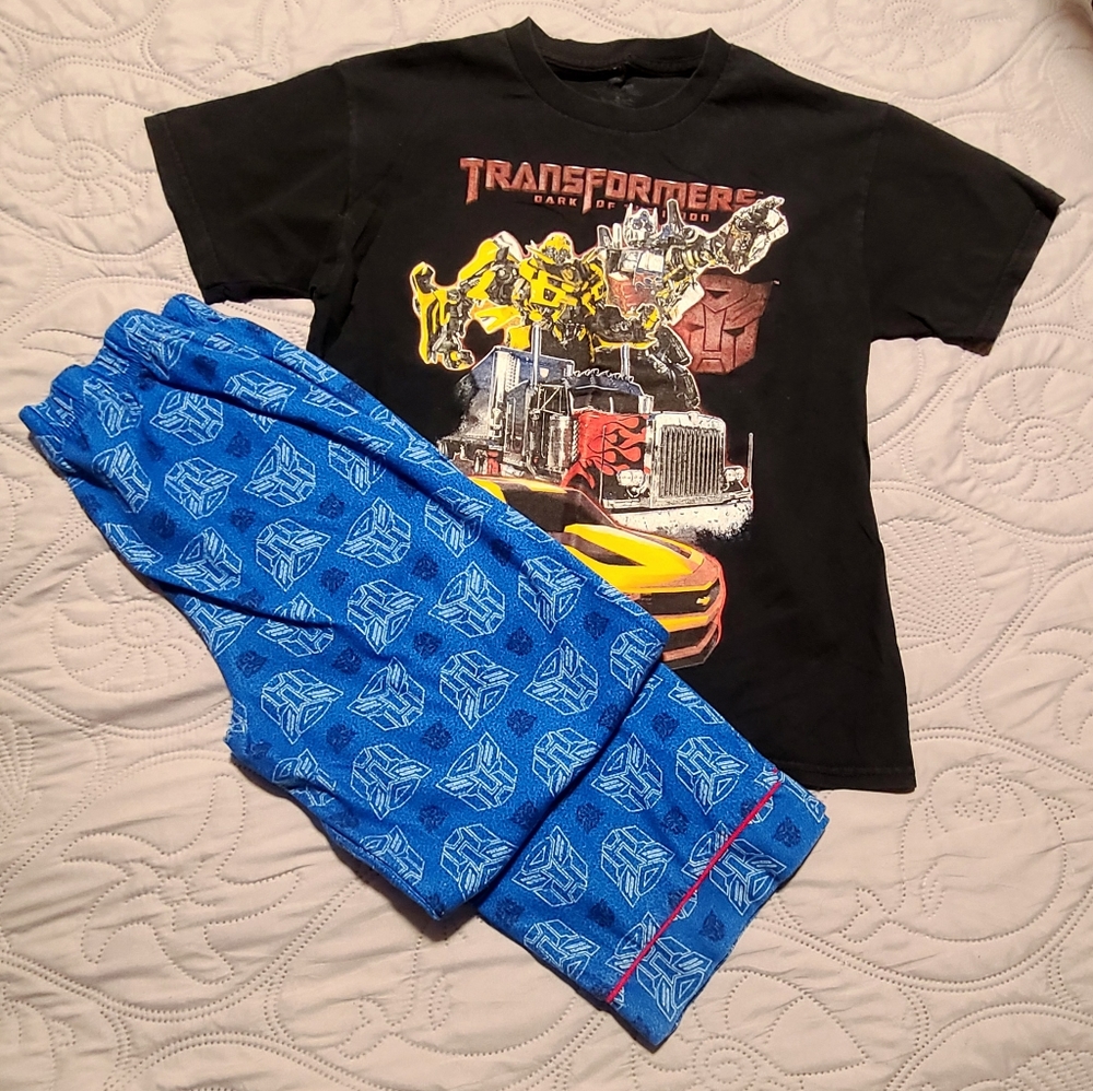 Boys Transformers Pajama Set, includes both tee shirt and pants